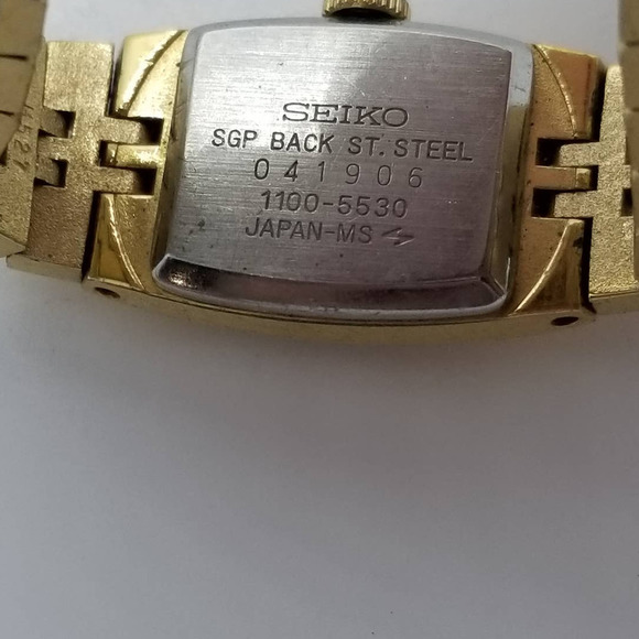 Seiko Gold 1100-5530 women\'s Vintage watch main image 7